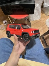Capa transparente vermelha Jeep Renegade Colorado escala 1:18 com rodas pretas modelo fundido, usado comprar usado  Enviando para Brazil