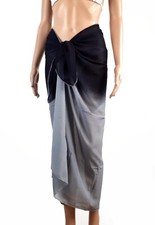 Black grey sarong for sale  AMMANFORD