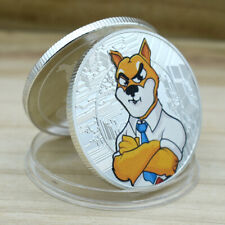 Usado, Moeda desafio prata SHIBA INU criptomoeda física cão medalha dupla face em relevo comprar usado  Enviando para Brazil