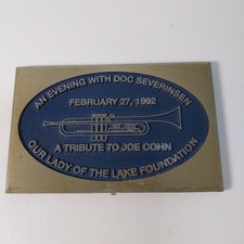 Antigo 1992 An Evening Doc Severinsen Joe Cohn Placa de Homenagem Nossa Senhora Lago Encontrado. comprar usado  Enviando para Brazil