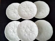 Assiettes huitres porcelaine d'occasion  Rivery