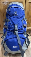 Mochila de caminhada Deuter Act Lite 65 +10 com moldura azul e cinza  comprar usado Mochila de caminhada Deuter Act Lite 65 +10 com moldura azul e cinza  comprar usado  Enviando para Brazil