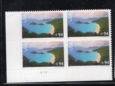 Usado, 2008 94 centavos tronco baía bloco placa, Scott #C145, estado perfeito, novo em folha comprar usado  Enviando para Brazil