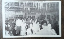 Vintage Arapahoe NC Minnesott Beach Pavilion Stodoła Taniec "WIECZORNY TANIEC" Pocztówka na sprzedaż  Wysyłka do Poland