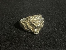 Löwenkop ring silber gebraucht kaufen  Dresden