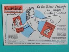 Buvard publicitaire curling d'occasion  Lamotte-Beuvron
