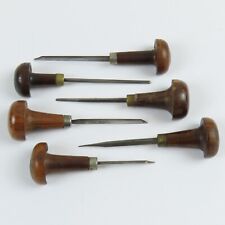 Usado, Watchmaker’s & Casemaker’s Set of 6 Graving D Shaped Wood Handle Gravers comprar usado  Enviando para Brazil