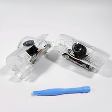 Ajuste para LandCruiser/Prado, 2 peças luzes de porta LED projetor luz de poça de cortesia comprar usado  Enviando para Brazil