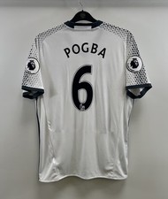 Camisa de futebol Manchester United Pogba 6 Third 2016/17 adultos grande Adidas H398 comprar usado  Enviando para Brazil