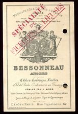 Ancienne carte publicitaire d'occasion Ancienne carte publicitaire d'occasion  Dijon