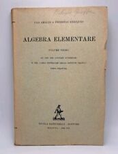 Algebra elementare volume usato  Fonte Nuova
