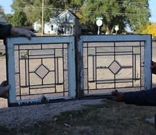 Antique pair leaded for sale  Lexington