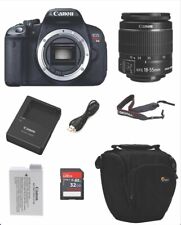 Canon EOS Rebel T4i / 650D 18.0MP DSLR com kit de lentes 18-55mm comprar usado  Enviando para Brazil