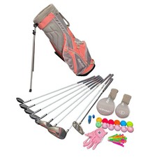 Top Flite Vintage 8 Peças Conjunto de Golfe Feminino Branco e Rosa Antigo Excelente Condição comprar usado Top Flite Vintage 8 Peças Conjunto de Golfe Feminino Branco e Rosa Antigo Excelente Condição comprar usado  Enviando para Brazil