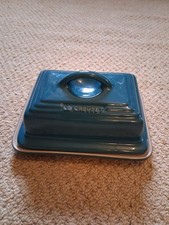 Creuset teal butter for sale  CHELMSFORD