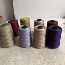 Lote de 8 hilos de coser Perma Core beige rosa vieja chiveblosse y más segunda mano  Embacar hacia Mexico
