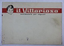 Cartolina pubblicitaria vittor usato Cartolina pubblicitaria vittor usato  Roma