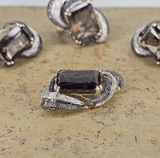 Schmuck set rauchquarz gebraucht kaufen  Wittmund