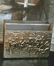 Vintage embossed brass for sale  Long Island