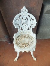 Antica sedia ghisa usato  Roma