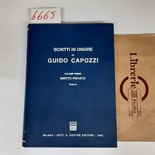 Scritti onore guido usato  Napoli