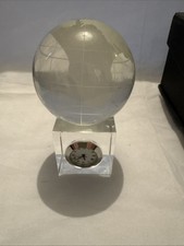 Glass globe desk for sale  SOUTHAMPTON