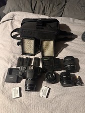 Pacote de câmeras, lentes e acessórios DSLR Canon T5i - Em ótimo estado comprar usado  Enviando para Brazil