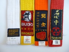 Vintage belts karate for sale  POOLE