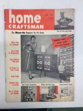 Revista Home Craftsman vintage abril 1955 construção móveis retrô artigos planos comprar usado  Enviando para Brazil