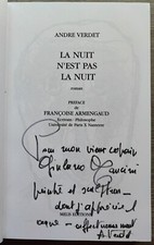 Verdet andré. nuit d'occasion  Nice-