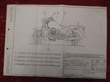 Moto guzzi disegno usato  Soliera
