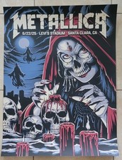 Metallica poster santa d'occasion  Expédié en Belgium