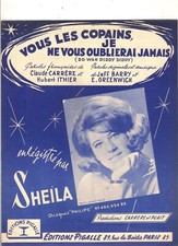 Partition sheila copains d'occasion  Leers