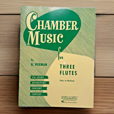 Música de câmara para três flautas ~ Fácil a média ~ H. Voxman comprar usado  Enviando para Brazil