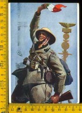 Cartolina militare fascismo usato  Italia