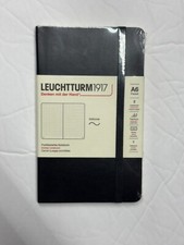 Notebook Leuchtturm 1917 Bolso Capa Mole em Preto com Pontilhado - A6 311346 - NOVO comprar usado  Enviando para Brazil