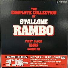 Laserdisc LD - First Blood Rambo Trilogy Box Set  - Japan W/Obi - PILF-2136 comprar usado  Enviando para Brazil