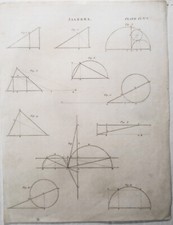 1832 Álgebra, Placa Ix , N º 2 - Original Antiguo Estampado comprar usado  Enviando para Brazil