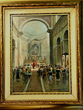 Dipinto pregia olio usato  Napoli