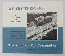 Vintage standard ten for sale  WALLINGFORD
