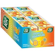 Tic Tac Tropical Adventure hortelã sabor frutas, pacote com 12 a granel, em movimento comprar usado  Enviando para Brazil