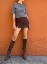 Usado, Camisa de lã Max Mara, roupas de grife vintage cinza, feita na Itália inverno quente u comprar usado  Enviando para Brazil