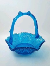 Victorian blue glass for sale  HARWICH