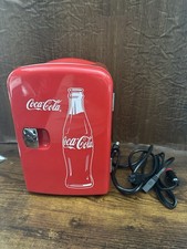 Mini geladeira Coca-Cola Classic 6 latas com cabo CA 110V funciona muito bem comprar usado  Enviando para Brazil