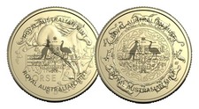 Austrália 2026 Ano do Cavalo $1 UNC conjunto de duas moedas no cartão, usado comprar usado  Enviando para Brazil
