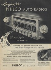 Incrível Novo Philco Auro Rádios Estilo Personalizado para Seu Carro anúncio 1947 L comprar usado  Enviando para Brazil