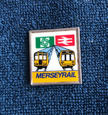 Railway badge merseyrail for sale  POOLE
