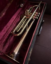 Trompete York Custom BB (1951) SN 172209 (sino de latão dourado)(raro), usado comprar usado  Enviando para Brazil