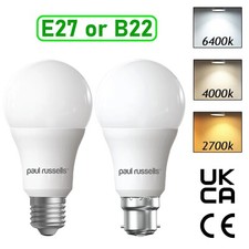 Lâmpadas LED GLS 40w 60w 100w BRANCO QUENTE/FRIO BC/B22 ES/E27 baioneta luz do dia comprar usado  Enviando para Brazil