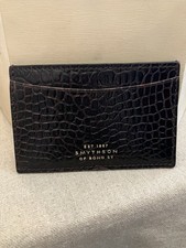 Smythson brown leather for sale  LONDON